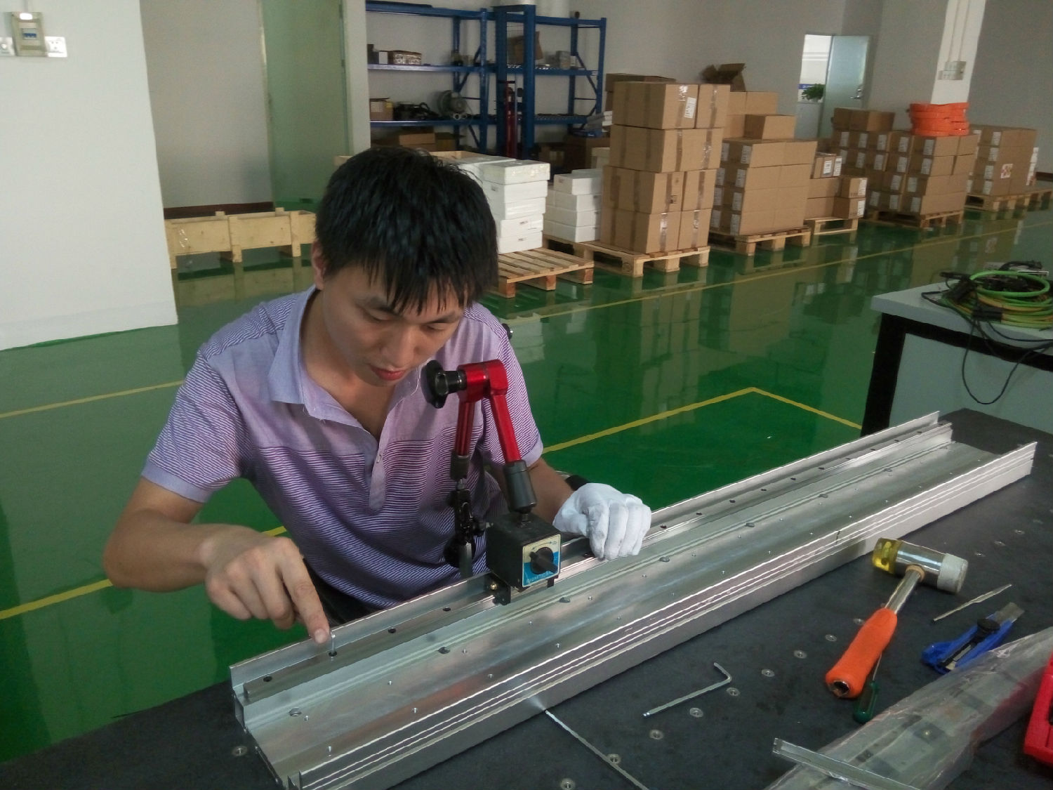 直线电机平台安装检测调试