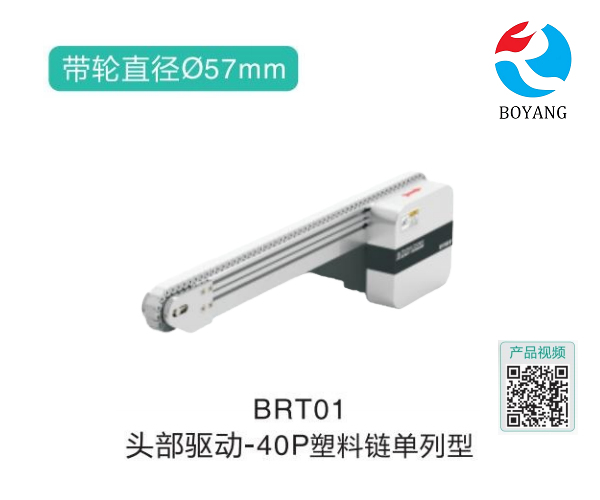 皮带输送机BRT01头部驱动塑料链单列型